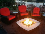 CK+ Universal Propane Complete Deluxe Fire Pit Kit - w/ Key Control - Burner Sold Separate