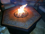ITCK+ Universal DELUXE Tank-In-Table DIY Propane Fire Pit Kit w/ Key Control - Burner Sold Separate