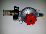 option-REGA+: REGA+ ADJUSTABLE HIGH PRESSURE 20 PSI LP (PROPANE) GAS REGULATOR W/ POL VALVE & 3/8 FLARE FITTING