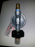 option-REGA+: REGA+ ADJUSTABLE HIGH PRESSURE 20 PSI LP (PROPANE) GAS REGULATOR W/ POL VALVE & 3/8 FLARE FITTING
