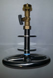 REGDTA: ADJUSTABLE HIGH PRESSURE DISPOSABLE LP (PROPANE) GAS REGULATOR (1 lb/ Camping Tank Connection Valve) x 1/2" Female NPT Output