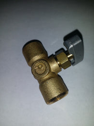 NV14F2: MINI 1/4" FxF GAS NEEDLE VALVE - ADJUSTABLE MULTI TURN