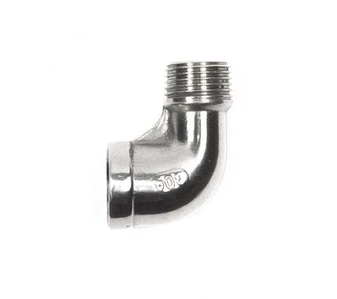 90MF: 90 DEGREE "STREET" FITTING - MxF in SS316 Stainless Steel