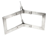 BASE304-2PK: 2 Pack of 12" Tall x 30" Diameter Stainless Steel Outdoor Table Base/ Contemporary Fire Pit Base