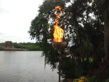 B4K: SINGLE 4" VERTICAL BURNER KIT (TORCH STYLE) - TABLE-TOP "MAKE ANYTHING A FIRE POT or TORCH" KIT