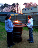 ITCK+ Universal DELUXE Tank-In-Table DIY Propane Fire Pit Kit w/ Key Control - Burner Sold Separate
