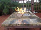 TB26: 26” 3-Pc Trough Burner (90 Deg Flames) in Marine Grade 316 Stainless