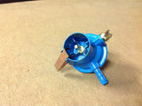 option-REGO2: REGO2 European FIXED HIGH PRESSURE 20 PSI LP (PROPANE) GAS REGULATOR W/ POL VALVE & BARB FITTING