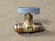 NV38: MINI 3/8" Flare x Flare NEEDLE VALVE - ADJUSTABLE MULTI TURN