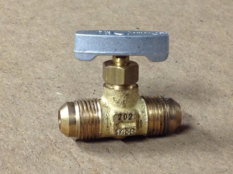 NV38: MINI 3/8" Flare x Flare NEEDLE VALVE - ADJUSTABLE MULTI TURN