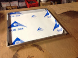 Pan28X28: Stainless 28"x28"x2" (Inside Dimensions) Insert for 18-24" Fire Rings, Etc...