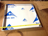 Pan28X28: Stainless 28"x28"x2" (Inside Dimensions) Insert for 18-24" Fire Rings, Etc...