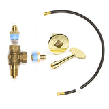 "+" or PLUS KIT: Adds 3' Flexible Hose, Key Valve, 2 Fittings, 3" Key and Cover Plate