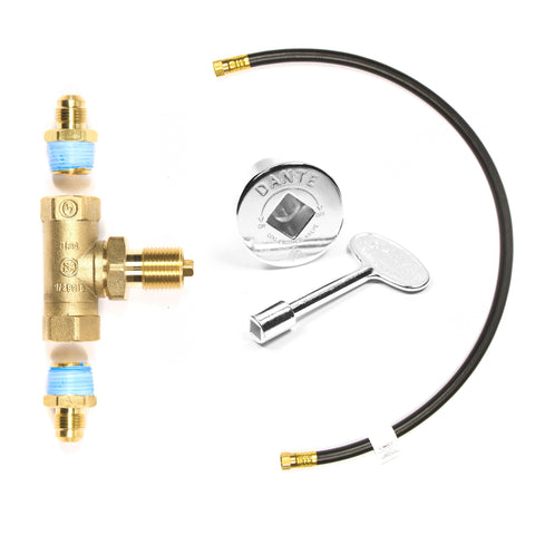 +KVSC STRAIGHT CHROME KEY VALVE "+" or PLUS KIT