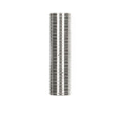 NIP4: 4" Nipple Fully Threaded 1/2" Male Tube; Marine Grade 316 Stainless Steel