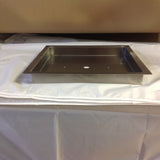 PAN22X22: Stainless 22"x22"x2" (Inside Dimensions) Insert for 12-18" Fire Rings, Etc