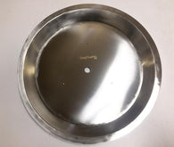 PAN22R: Stainless 21.75" Round Tapered Stainless Pan (inside dimensions) W/ FULL 1" LIP; Drop In Insert for Round Fire Burners