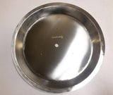 PAN22R: Stainless 21.75" Round Tapered Stainless Pan (inside dimensions) W/ FULL 1" LIP; Drop In Insert for Round Fire Burners