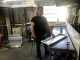 PAN38X10-1: Stainless 38" x 10" x 2" (inside dimensions) Drop In Insert for Linear Fire Burners, Rings, Etc...