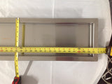 PAN50X7-1: Stainless 50"x7"x2" (inside dimension) W/ 1" LIP; Drop In Insert for Linear Fire Burners