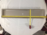 PAN38X7-1: Stainless 38"x7"x2" (inside dimensions) Drop In Insert w/ 1" Lip for Linear Fire Burners