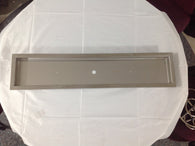 PAN38X7-1: Stainless 38"x7"x2" (inside dimensions) Drop In Insert w/ 1" Lip for Linear Fire Burners