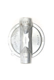 REGA+ (Plus): ADJUSTABLE HIGH PRESSURE 20 PSI LP (PROPANE) GAS 500K BTU REGULATOR w/ POL (Standard Tank Connection Valve)