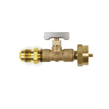 option-REGDTA+: REGDTA+ ADJUSTABLE HIGH PRESSURE ADJUSTABLE Disposable LP (PROPANE) GAS REGULATOR & FLARE FITTING