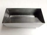 SCUP24R Stainless Water Scupper/ Waterfall Spillway 3.25″w (bottom) 5.5″w (top) 4″ Deep; 3/4 Female Pipe Inlet