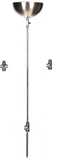 TORCH36B Single Portable GAS Backyard Torch w 36" shaft, 11 inch double bowls, spike and base; no hoses or fittings