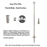 TORCH72CK Single 72" Portable Propane Torch (w/ No Bowls) Basic LP Kit