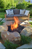 CK+ Universal Propane Complete Deluxe Fire Pit Kit - w/ Key Control - Burner Sold Separate
