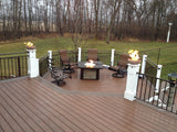 B4BK++2PK: (2 Pack) 11" Fire Bowls Tabletop/ Post-top Complete DELUXE  Kit for Pre Plumbed Natural Gas OR Propane/ LP (w/ Bowls)!