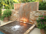 TB50: 50” 3-Pc Trough Burner (90 Deg Flames) in Marine Grade 316 Stainless
