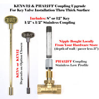 option- 12" Key and Key Valve Shaft Extension Coupling