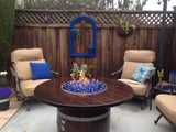 ITCK+ Universal DELUXE Tank-In-Table DIY Propane Fire Pit Kit w/ Key Control - Burner Sold Separate