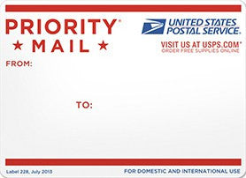 Expedited Shipping Option Fire Rings Up to 18" and Linear Up to 36" - USPS Priority: Priority18