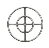 FR12: 12" DOUBLE RING 316 STAINLESS FIRE RING