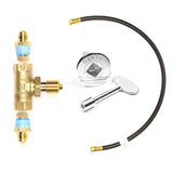"+" or PLUS KIT: Adds 3' Flexible Hose, Key Valve, 2 Fittings, 3" Key and Cover Plate