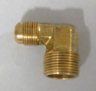 PHA34M90-12: 1/2 Male Flare x 90 Degree 3/4 Male Pipe Fitting - PROPANE HOSE ADAPTER ENDS