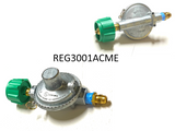 REG3001 (POL / ACME) Low Pressure Regulator w/ Propane LP Fitting Input and 3/8 Male Flare Output
