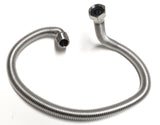 WH24MF 24″ LONG FIRE ON WATER SCUPPER STAINLESS FLEXIBLE WATER SUPPLY HOSE: 3/4 MIP X 3/4 FIP