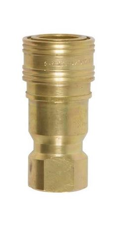 Quick Connect Supply Side 1/2" Female Brass Coupling Disconnect For Propane / Natural Gas - Supply Side
