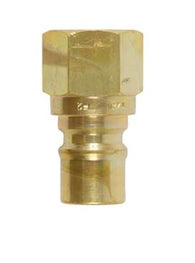 Quick Connect Fitting 1/2" Brass Heavy Duty Quick Disconnect Male Receiving Side for Propane / Natural Gas